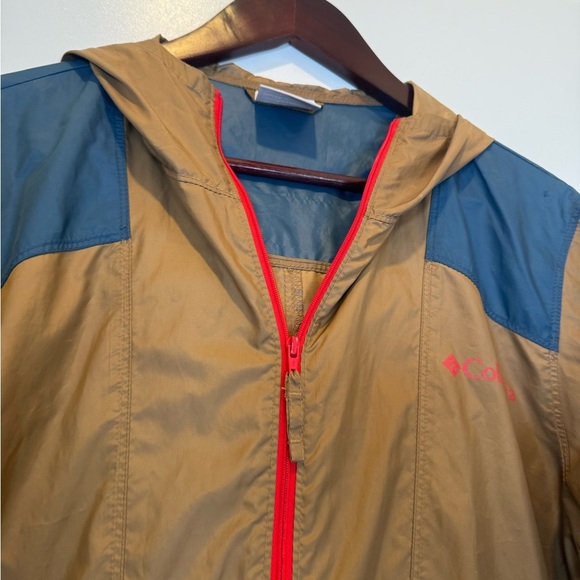 Columbia Men's Size Small Flashback Windbreaker Copper Blue - Picture 2 of 6
